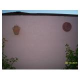 Various pieces of yard art