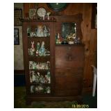China cabinet with desk