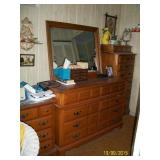 3 - dressers ; 1 with mirror