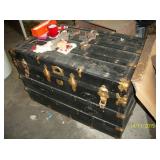 Old steamer trunk