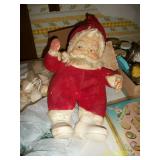 Vintage stuffed Santa