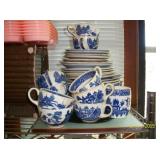 Blue willow dishes