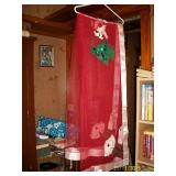 Vintage Christmas table cloth