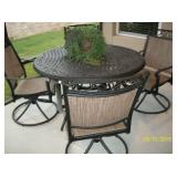 Hampton Bay Patio Table and 4 chairs