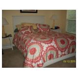 Magnusson Furniture Co.Queen size bed with 4 drawer under bed storage 