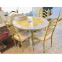vintage yellow dinette set