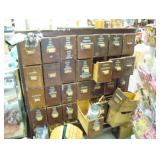 Antique Card Cabinet