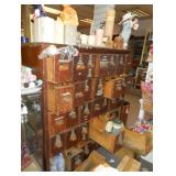 Antique Card Cabinet