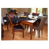 dining room table and chairs 