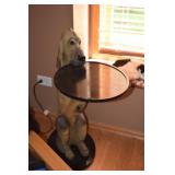 dog accent table 
