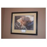 golden retriever dog wall art