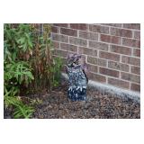 outdoor owl statue