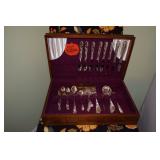 silverware with case 