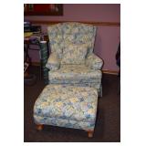 accent chair with ottoman 