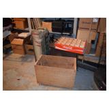 vintage wood storage 