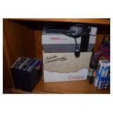 Nintendo with controller, Mario Bros. Game and gun