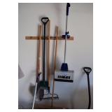 rakes and shovels 