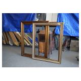  large picture frames - frames only 