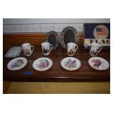 norman rockwell plates and cups 