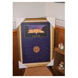 coin collection wall frame 