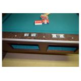 Vintage Pool Table 