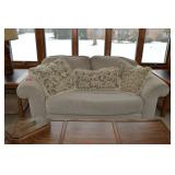 Taupe/Cream Sofa 