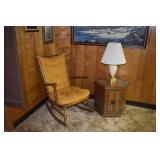 Yellow Rocking Chair 