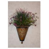 Wall Sconce With Floral Decor