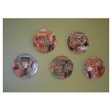 Tuscan Storefronts Porcelain Decorative Plates by Guy Buffet