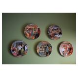 Tuscan Storefronts Porcelain Decorative Plates by Guy Buffet