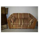 Vintage Striped Love Seat