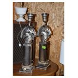 horse lamp bases