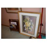 Frame, magazine holder