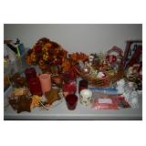 Seasonal decor, candles