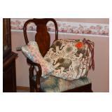 Dining chair and chair pillows