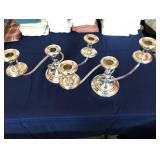 Sterling silver candlesticks
