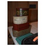 vintage storage boxes