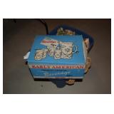 Early American Prescut Crystal beverage set