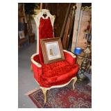 Red Victorian Chair 