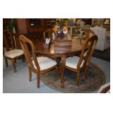Wooden Table w/ 4 chairs 