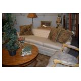 Sofa, coffee table, chair