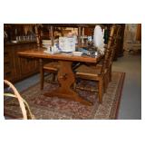 Table & Chairs With Decor