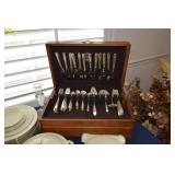 Gorham Sterling Pat. 1941 Camellia Silverware Set