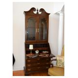 Ethan Allen secretary with shelves