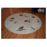 floral rug