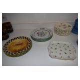 Villeroy & Boch, Spode England, Lotus Fuchsia dishes