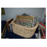 Record albums, books