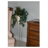 Silk flower with holder