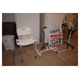Shower chair & cane
