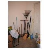 Brooms, rakes, & shovels